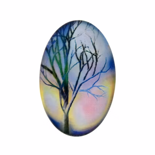Träd 18 Cabochon 30x20mm 1st