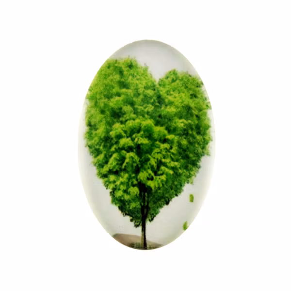 Träd 20 Cabochon 30x20mm 1st
