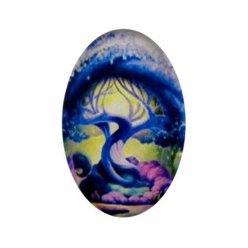Träd 22 Cabochon 30x20mm 1st