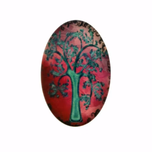 Träd 23 Cabochon 30x20mm 1st