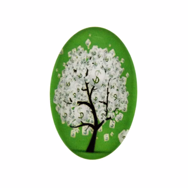 Träd 24 Cabochon 30x20mm 1st