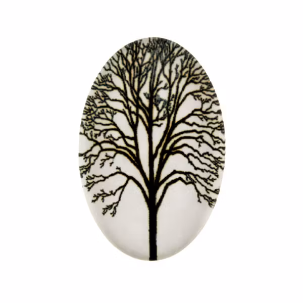 Träd 27 Cabochon 30x20mm 1st