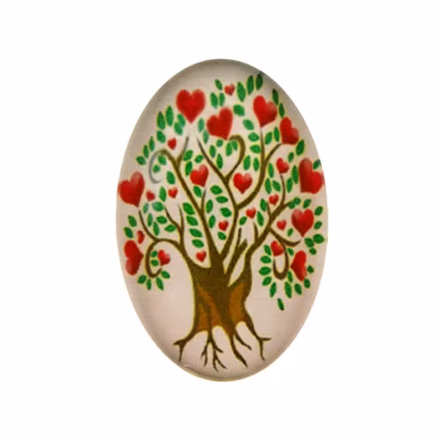 Träd 30 Cabochon 30x20mm 1st