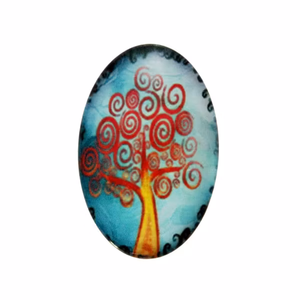 Träd 32 Cabochon 30x20mm 1st