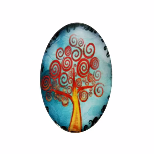 Träd 32 Cabochon 30x20mm 1st