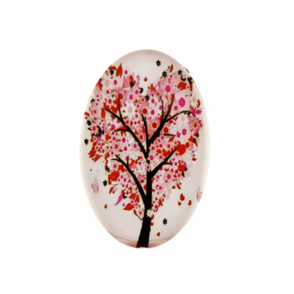 Träd 34 Cabochon 30x20mm 1st