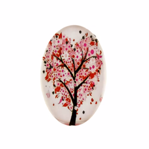 Träd 34 Cabochon 30x20mm 1st