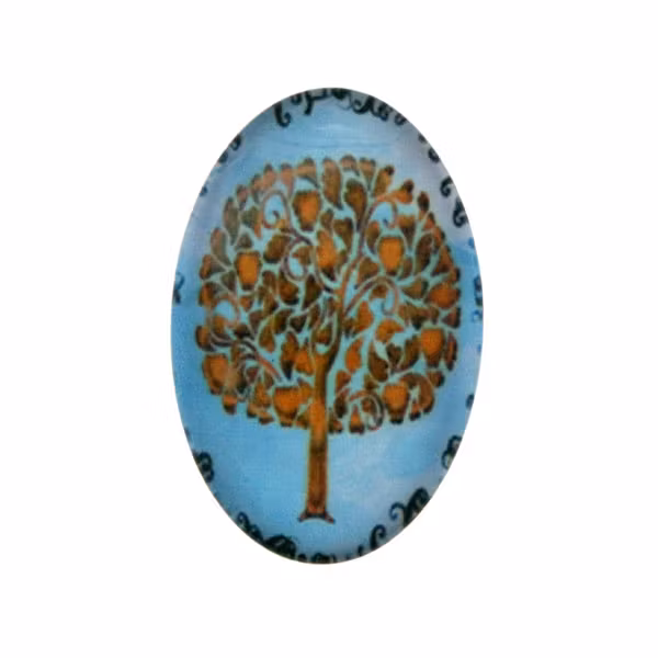 Träd 39 Cabochon 30x20mm 1st