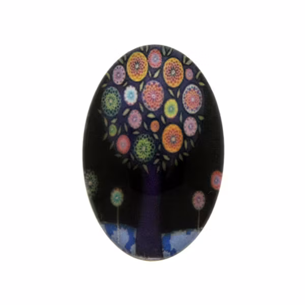Träd 42 Cabochon 30x20mm 1st