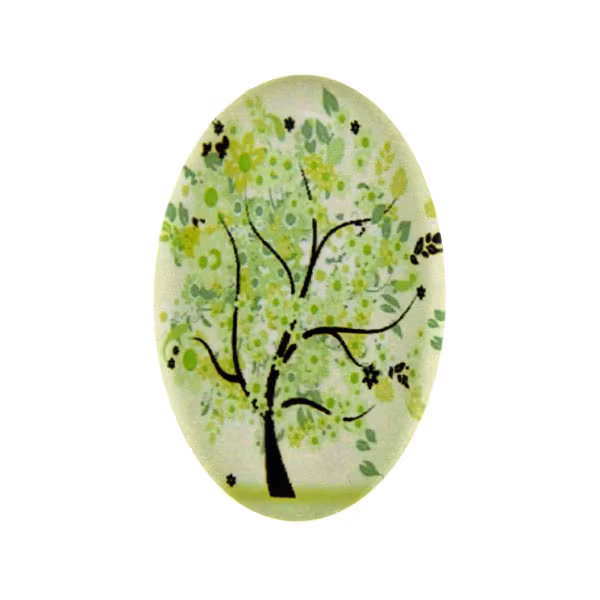 Träd 49 Cabochon 30x20mm 1st