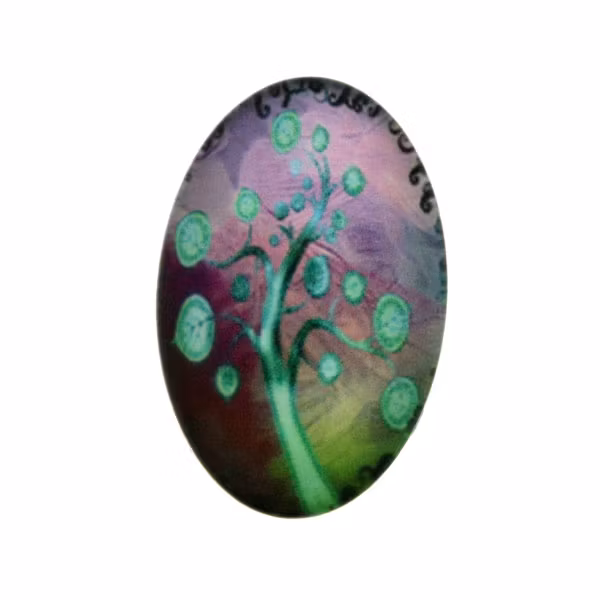 Träd 56 Cabochon 30x20mm 1st