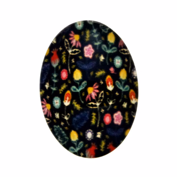 Miniblom 7 Cabochon 25x18mm 1st