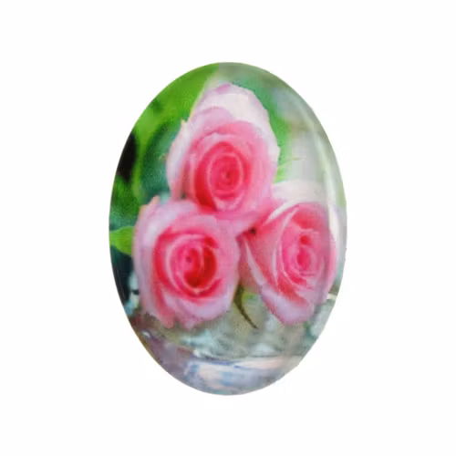 Blommor 31 Cabochon 25x18mm 1st