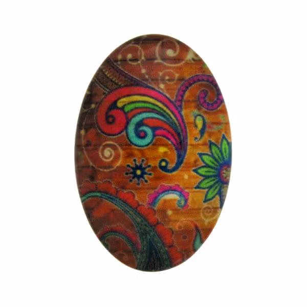 Vintage 4 Cabochon 25x18mm 1st
