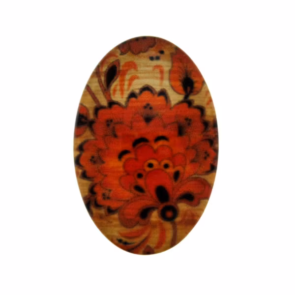 Vintage 6 Cabochon 25x18mm 1st