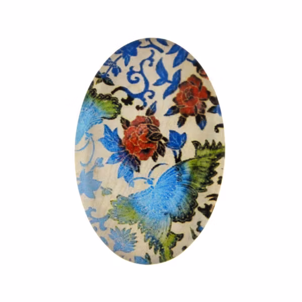 Vintage 10 Cabochon 25x18mm 1st
