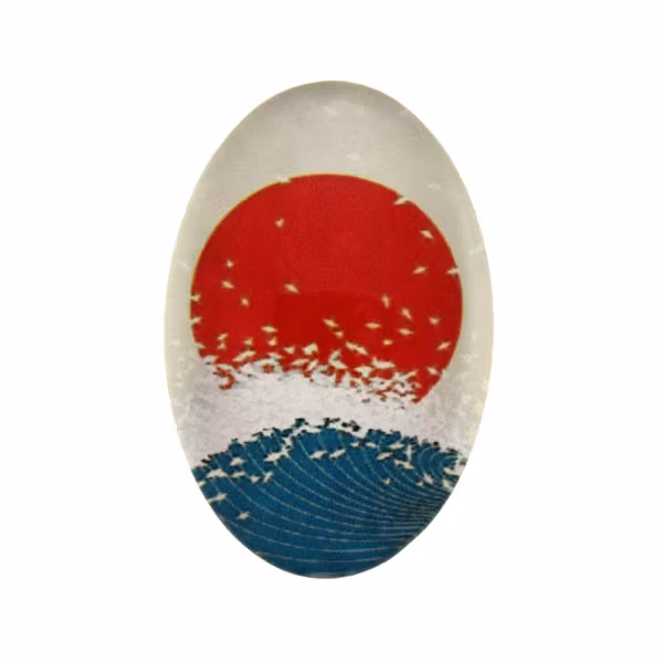 Vintage 12 Cabochon 25x18mm 1st