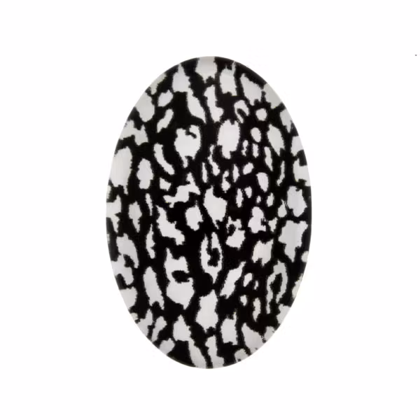 Djurmönster 38 Cabochon 25x18mm 1st