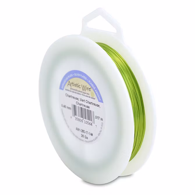Chartreuse SP Artistic Wire 26 Gauge/0,41mm 30yd/27,4m