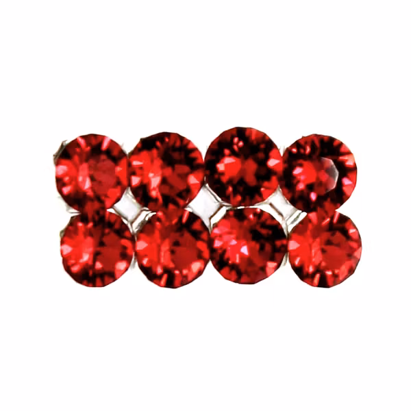 Scarlet Silverfärgad metall 40001 Crystal Mesh 3mm 8st