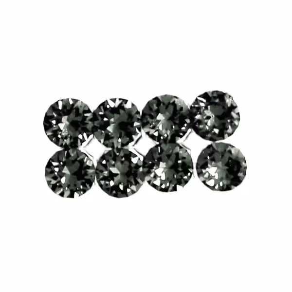 Crystal Silver Night Silverfärgad metall 40001 Crystal Mesh 3mm 8st