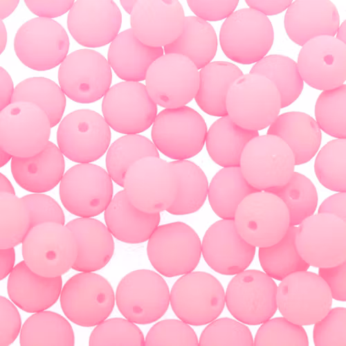 Bondeli Pink Runda/Druks 6mm 50st