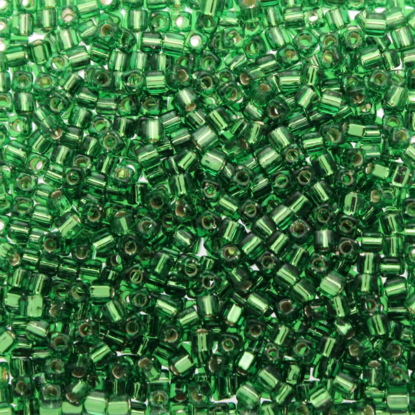 Silverlined Green SB18-0016 Miyuki 1,8mm Cube 10g