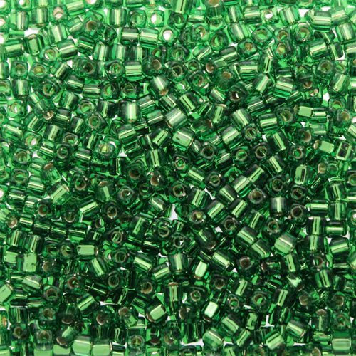 Silverlined Green SB18-0016 Miyuki 1,8mm Cube 10g