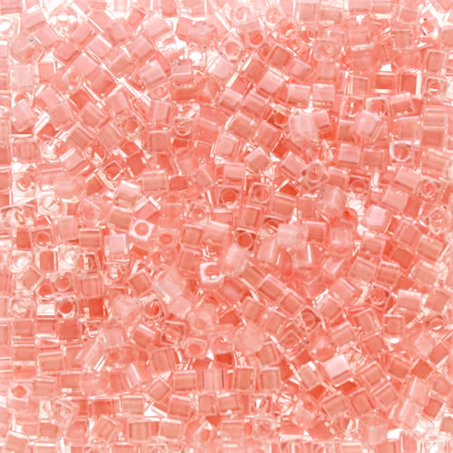 Coral Lined Crystal SB18-0204 Miyuki 1,8mm Cube 10g
