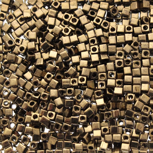 Metallic Dark Bronze SB18-0457 Miyuki 1,8mm Cube 10g