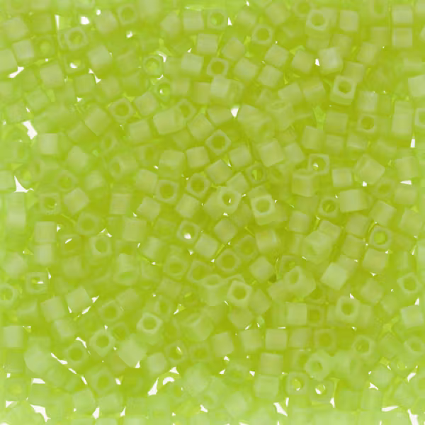 Matte Transparent Chartreuse AB SB18-0143FR Miyuki 1,8mm Cube 10g