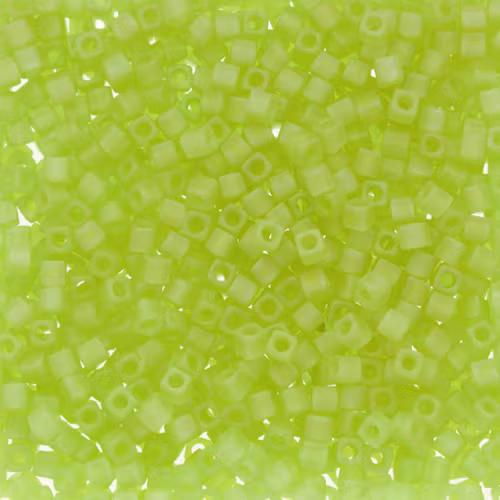 Matte Transparent Chartreuse AB SB18-0143FR Miyuki 1,8mm Cube 10g