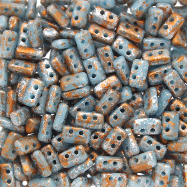 Opaque Aqua Tweedy Copper Piros 5g