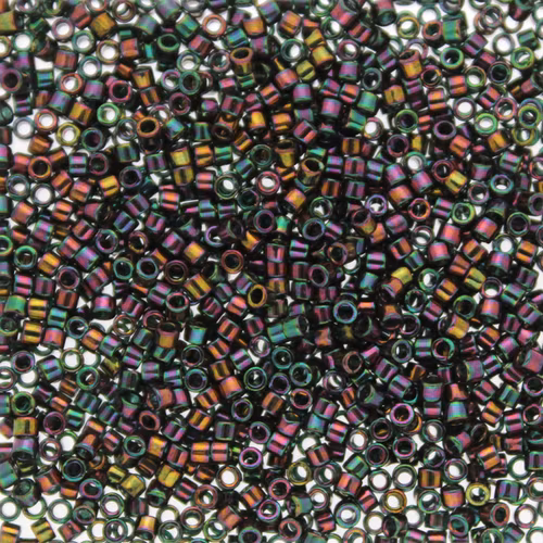 Forest Green AB Gold Luster DB-0127 Delica 11/0 5g