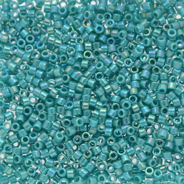 Opaque Turqoise Green AB DB-0166 Delica 11/0 5g