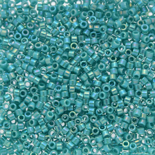 Opaque Turqoise Green AB DB-0166 Delica 11/0 5g