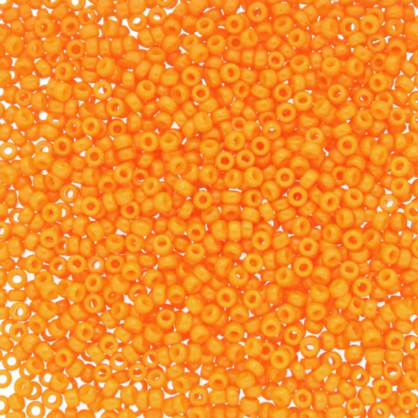Duracoat Opaque Kumquat 15-4454 Miyuki Seedbeads 15/0 5g