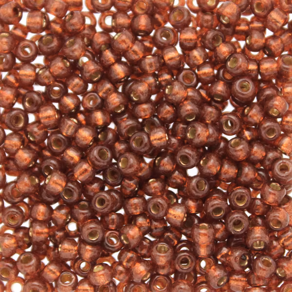 Duracoat Semi-matte Silverlined Dyed Magenta 8-4245 Miyuki Seedbeads 8/0 10g