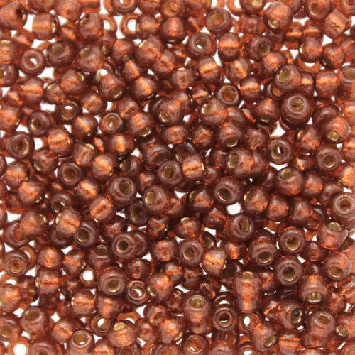 Duracoat Semi-matte Silverlined Dyed Magenta 8-4245 Miyuki Seedbeads 8/0 10g