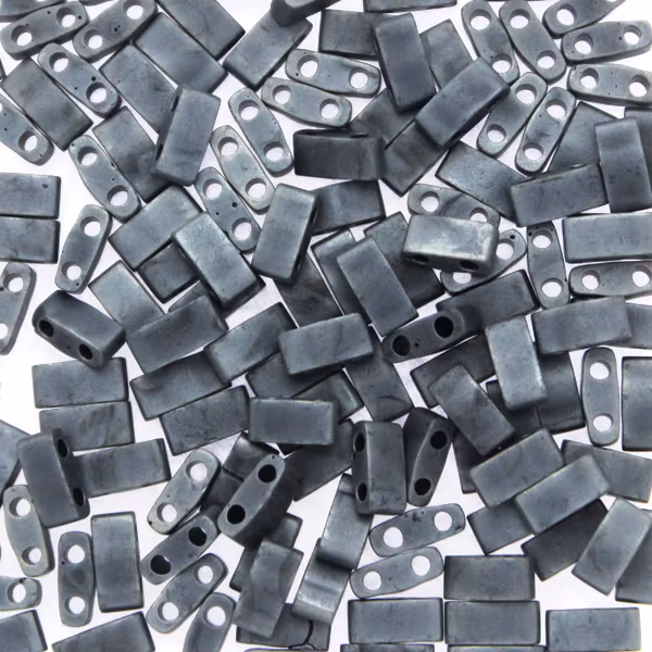 Gunmetal Matte HTL2001 Miyuki Half Tila 5g