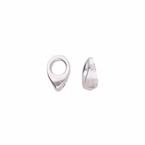Cymbal Kolympos Silverpläterad 6,5x4,2mm 2st