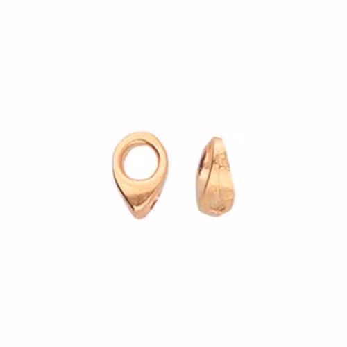 Cymbal Kolympos Roséguldpläterad 6,5x4,2mm 2st