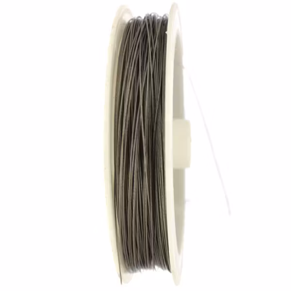 Smyckeswire Rostfritt Stål Plastad Wire 7 Strand 0,38mm 100m