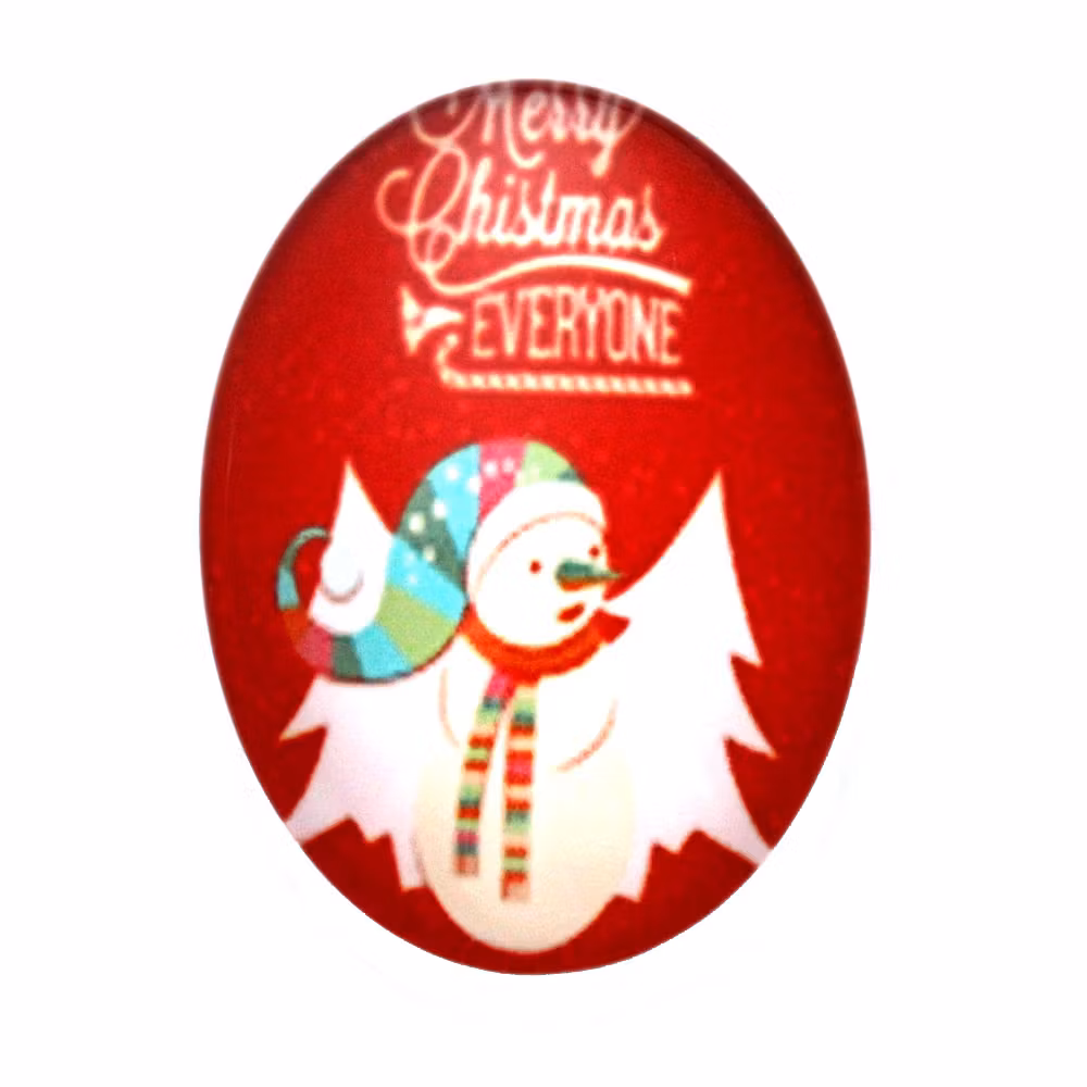 Julmotiv 50 Cabochon 18x13mm 1st