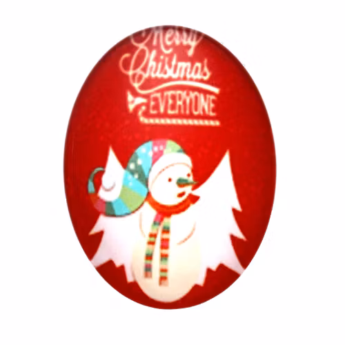 Julmotiv 50 Cabochon 18x13mm 1st