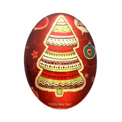 Julmotiv 54 Cabochon 18x13mm 1st