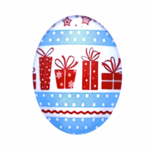 Julmotiv 55 Cabochon 18x13mm 1st