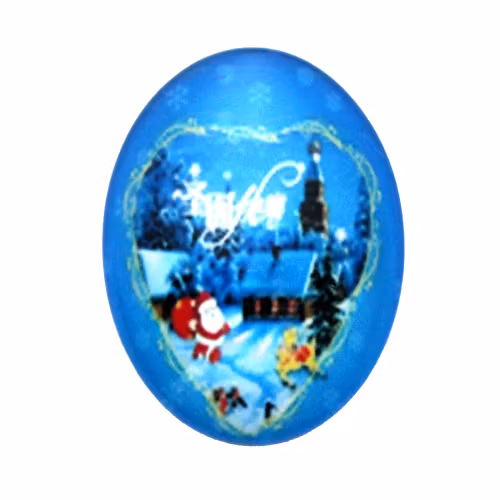 Julmotiv 59 Cabochon 18x13mm 1st