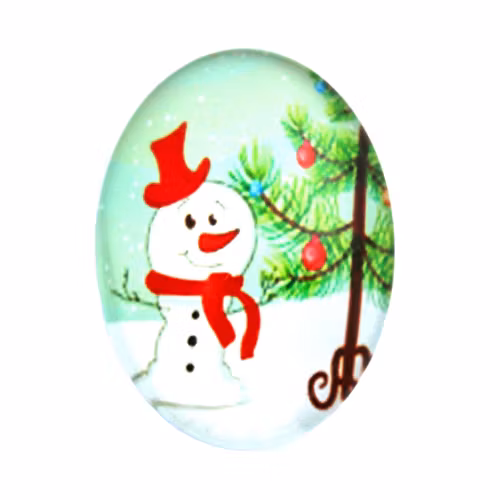 Julmotiv 62 Cabochon 18x13mm 1st