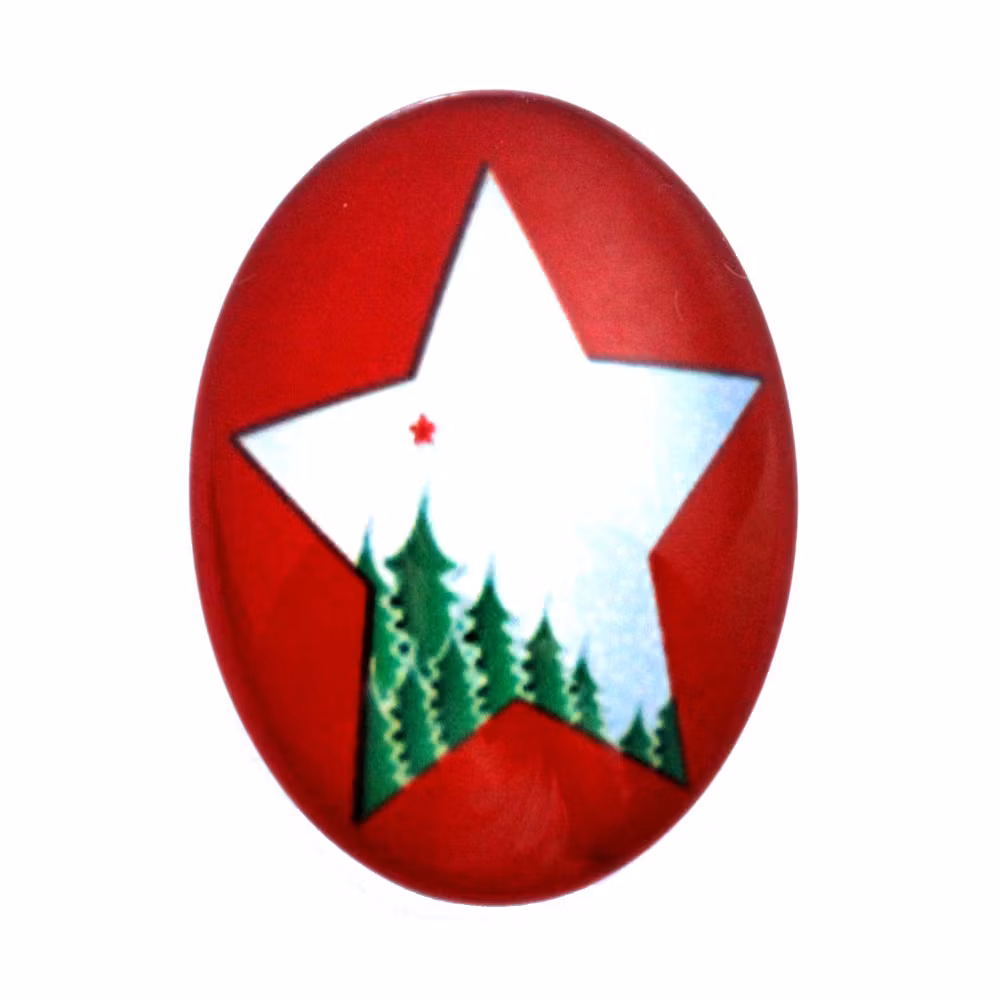 Julmotiv 66 Cabochon 18x13mm 1st